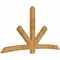 Ekena Millwork Alberta Rough Sawn Timber Gable Bracket, Western Red Cedar, 108"W x 58"H x 4"D x 6"F, 13/12 Pitch GBW108X58X0406ALB00RWR - alternate 2